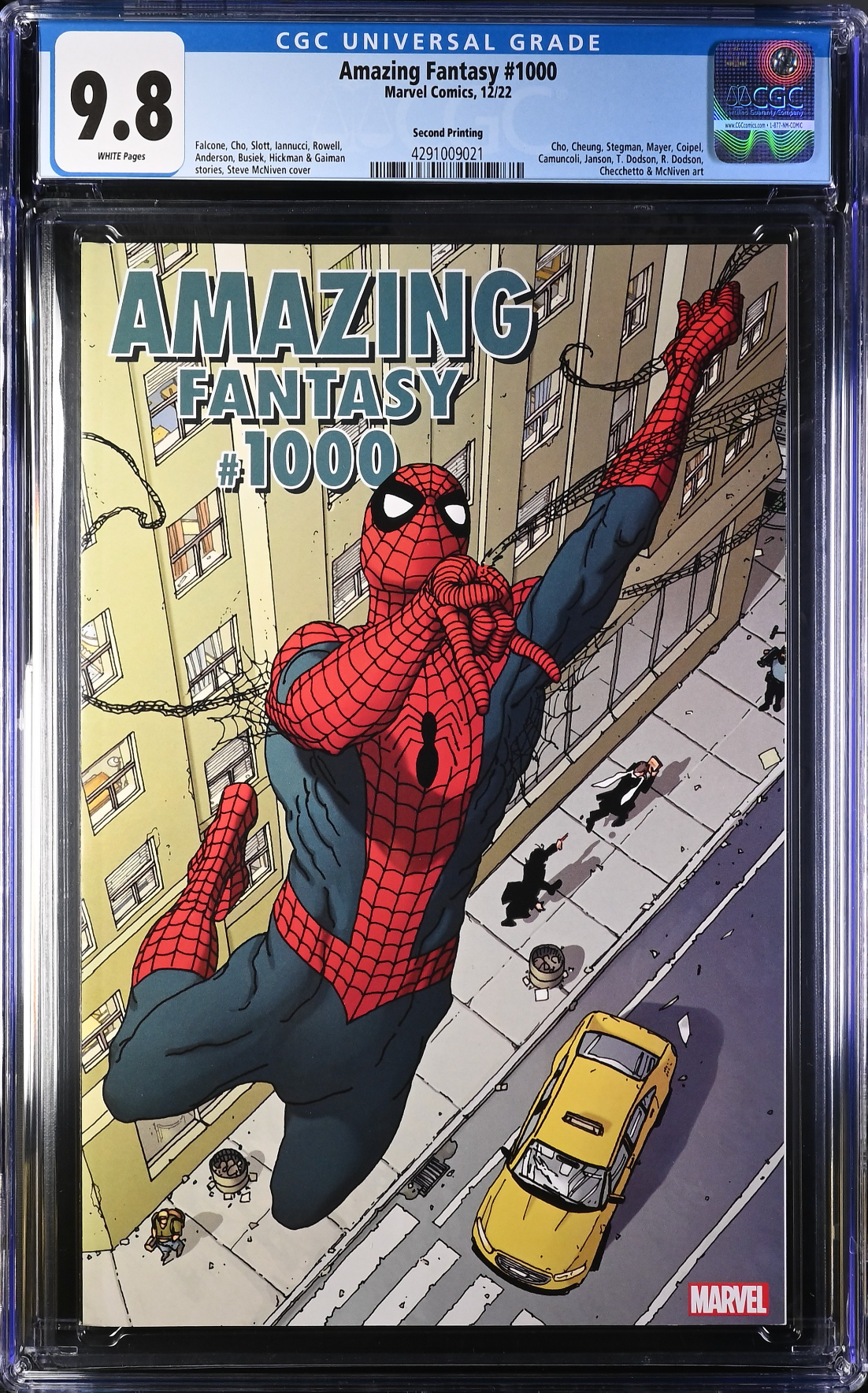 Amazing Fantasy #1000 Second Printing CGC 9.8