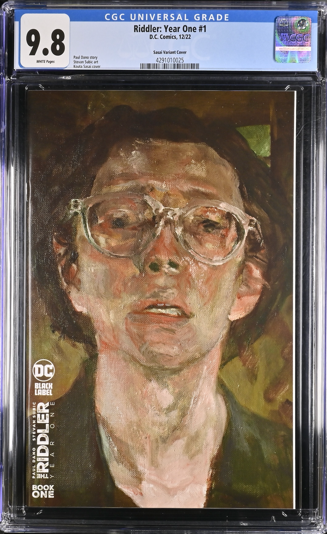 Riddler: Year One #1 Sasai 1:100 Retailer Incentive Variant CGC 9.8