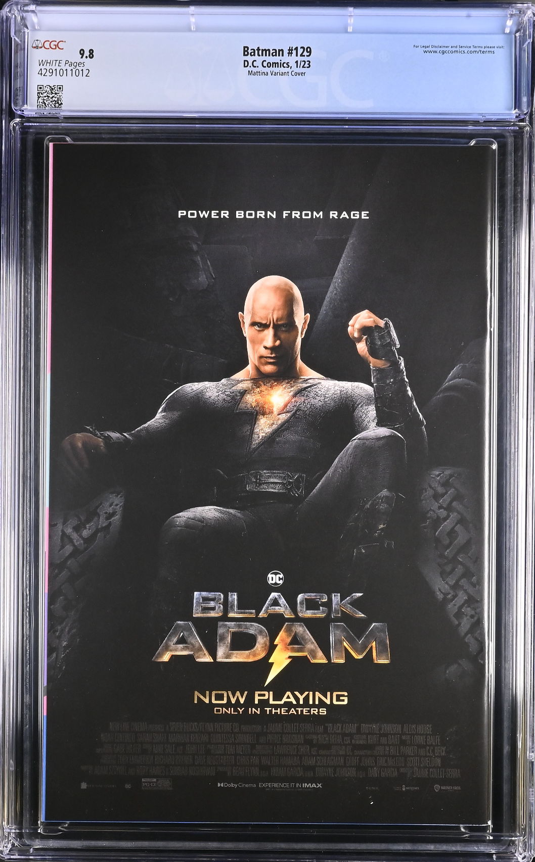 Batman #129 Mattina Variant CGC 9.8