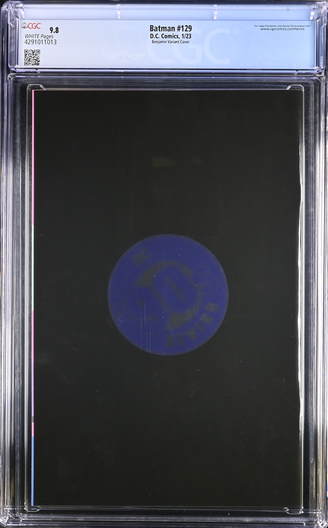 Batman #129 Benjamin '90s Embossed Variant CGC 9.8