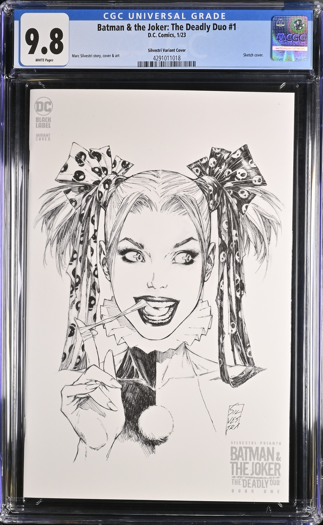 Batman & The Joker: The Deadly Duo #1 Silvestri 1:50 Retailer Incentive Variant CGC 9.8