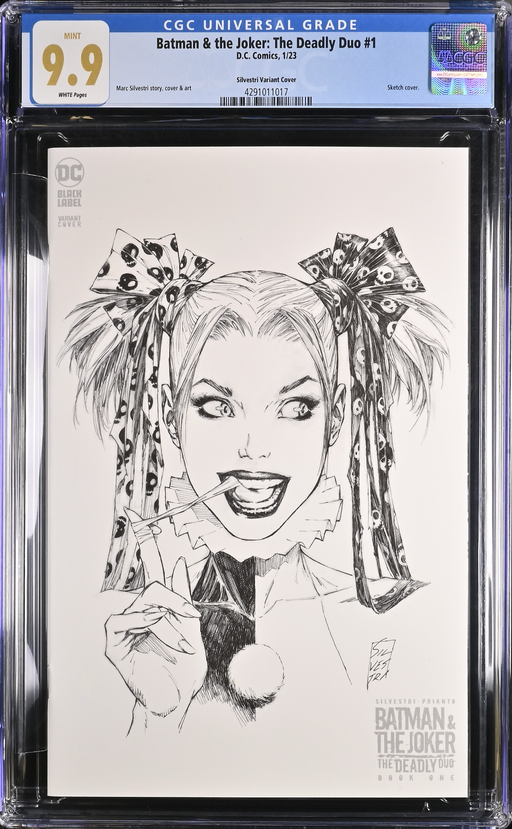 Batman & The Joker: The Deadly Duo #1 Silvestri 1:50 Retailer Incentive Variant CGC 9.9