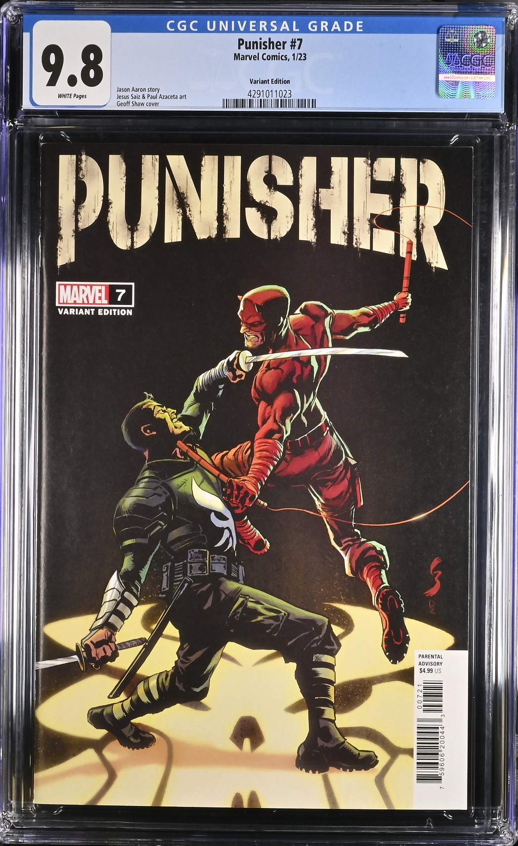 Punisher #7 Shaw Variant CGC 9.8