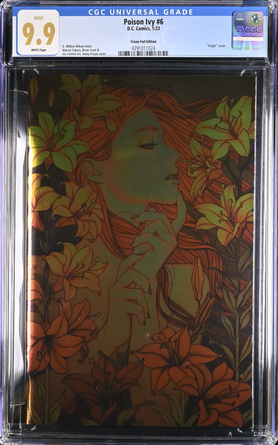 Poison Ivy #6 Frison 1:50 Virgin Foil Retailer Incentive Variant CGC 9.9