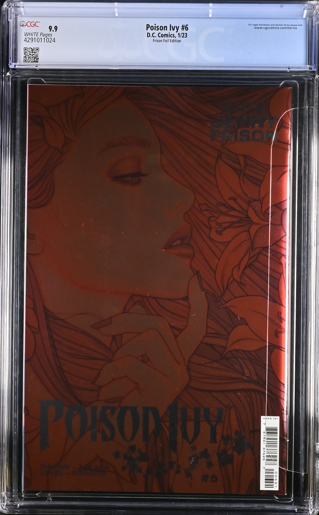 Poison Ivy #6 Frison 1:50 Virgin Foil Retailer Incentive Variant CGC 9.9