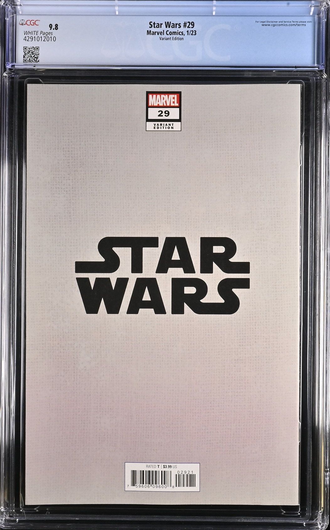 Star Wars #29 Clarke Variant CGC 9.8