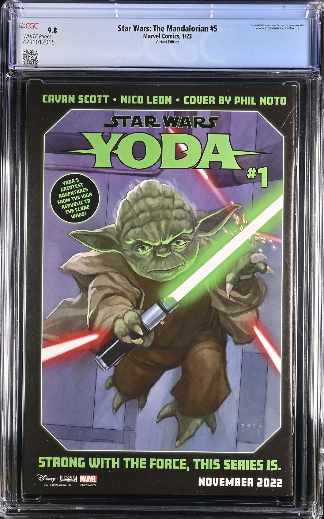 Star Wars: The Mandalorian #5 Concept Art Variant CGC 9.8