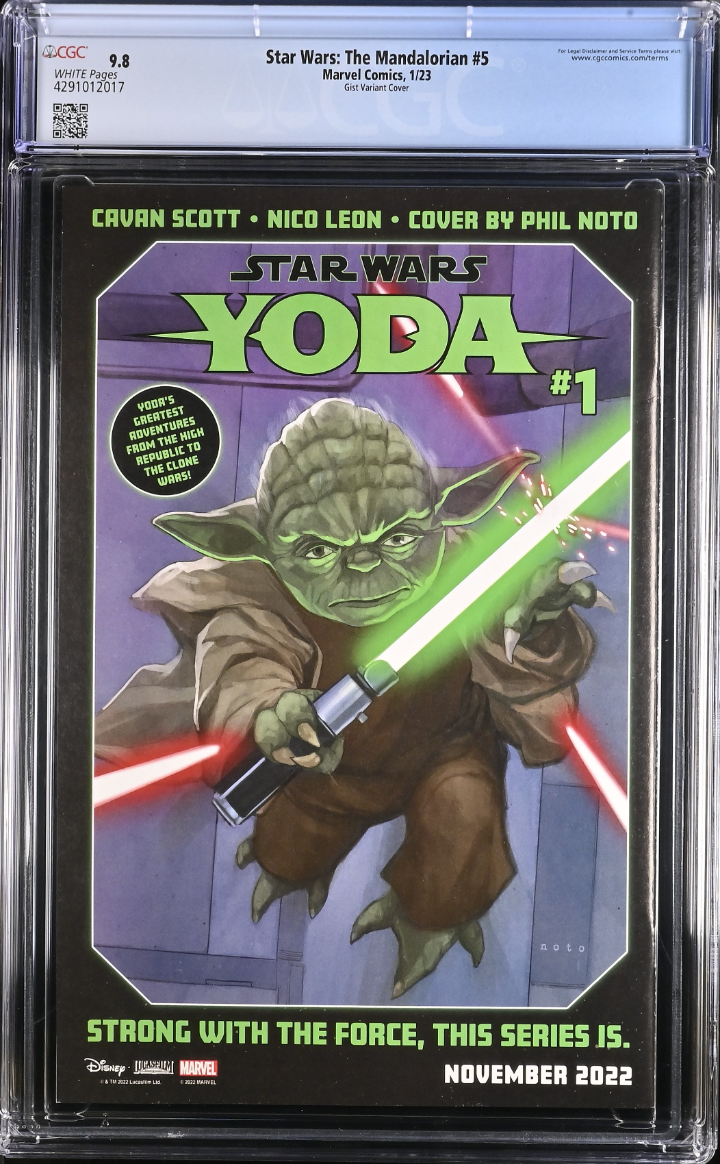 Star Wars: The Mandalorian #5 Gist 1:50 Retailer Incentive Variant CGC 9.8