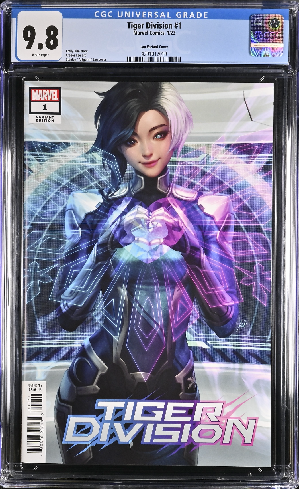 Tiger Division #1 Artgerm Variant CGC 9.8