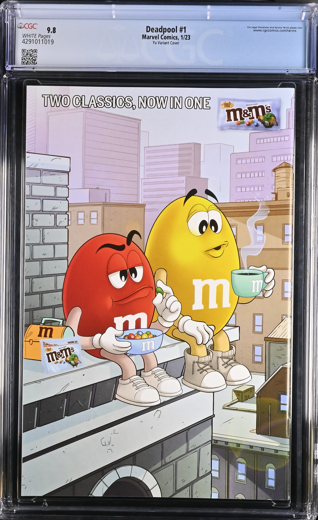 Deadpool #1 Yu 1:25 Retailer Incentive Variant CGC 9.8