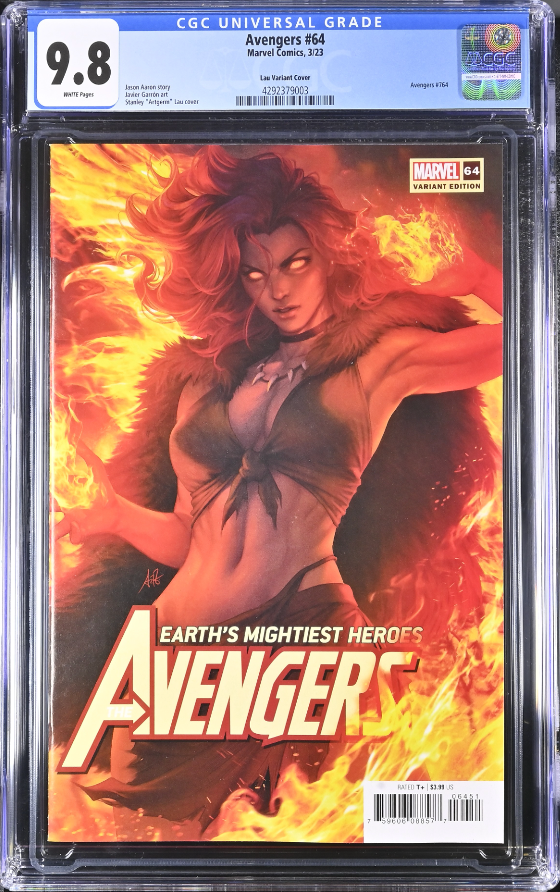 Avengers #64 Artgerm Variant CGC 9.8