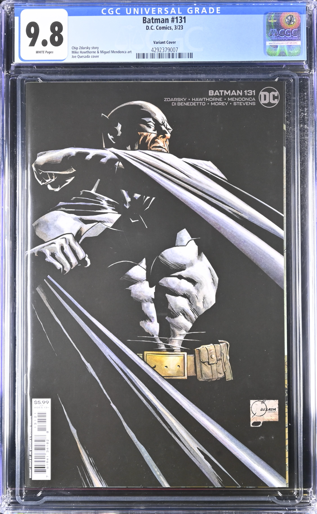 Batman #131 Quesada Variant CGC 9.8