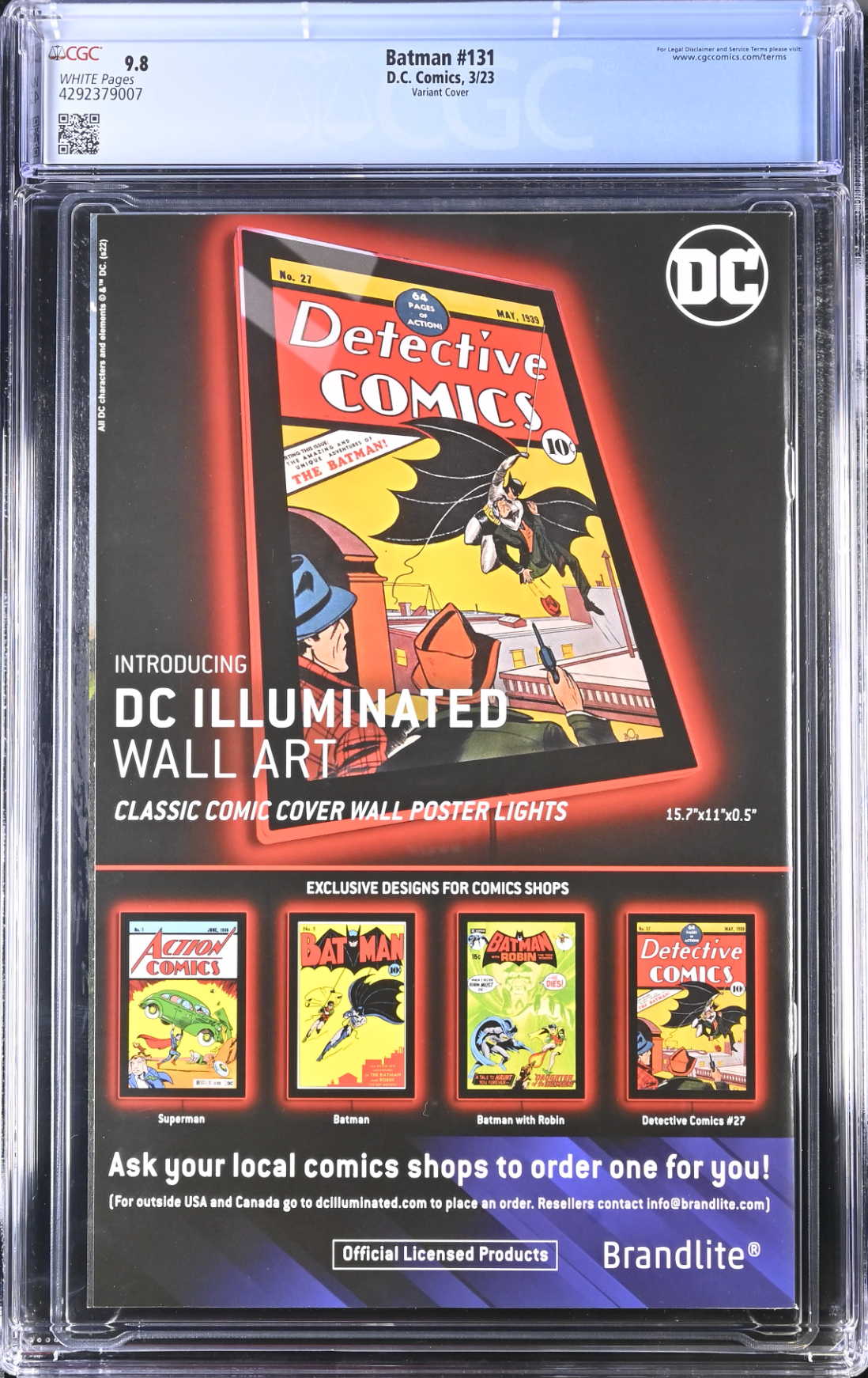 Batman #131 Quesada Variant CGC 9.8