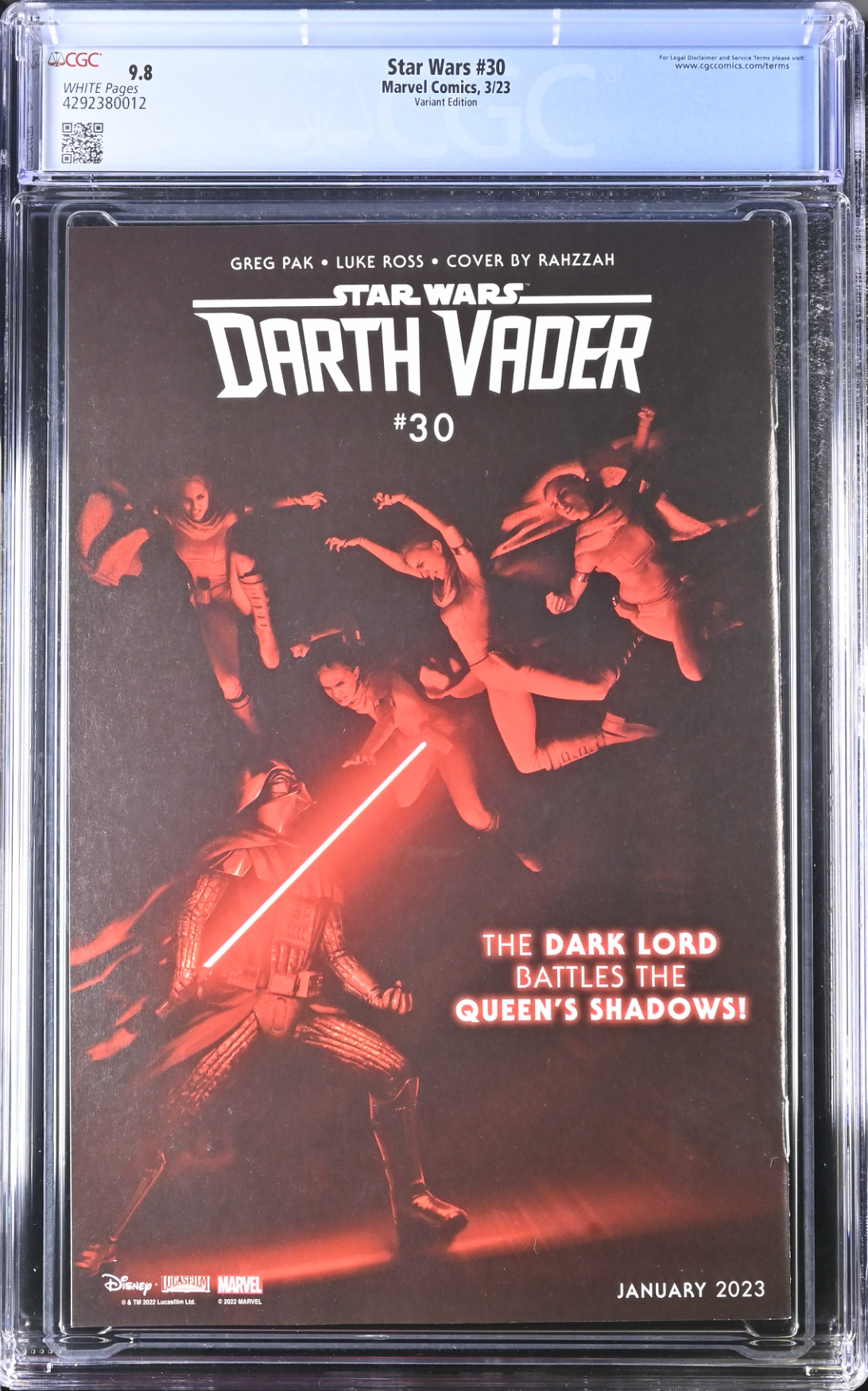 Star Wars #30 Wijngard Variant CGC 9.8