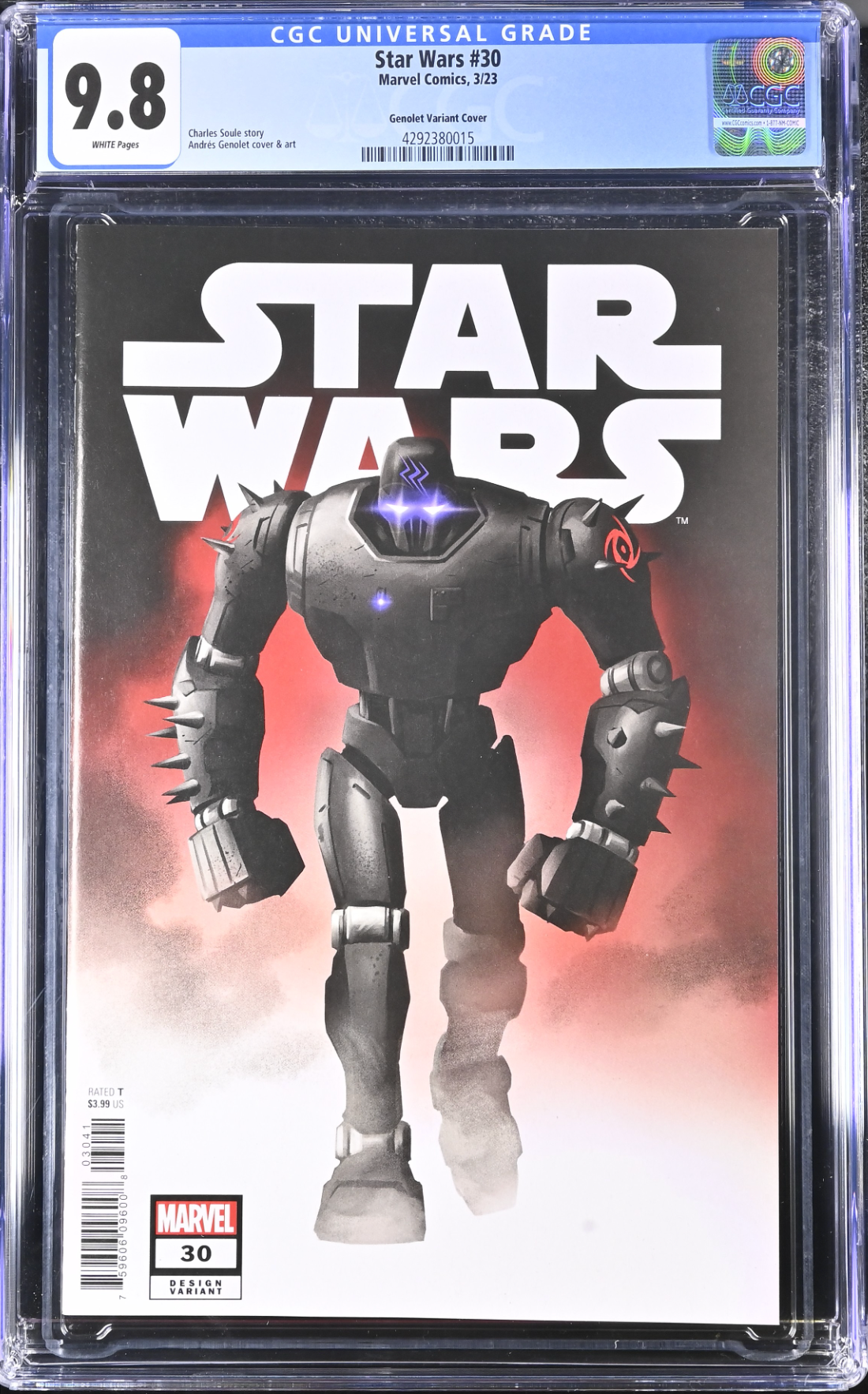 Star Wars #30 Genolet 1:10 Retailer Incentive Variant CGC 9.8