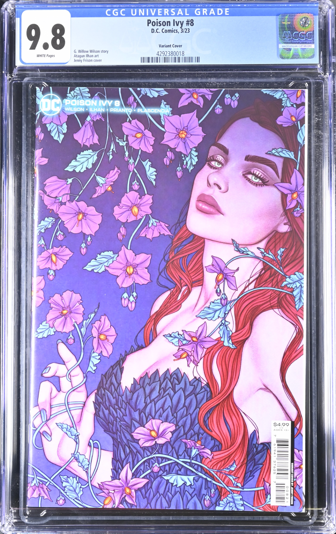 Poison Ivy #8 Frison Variant CGC 9.8