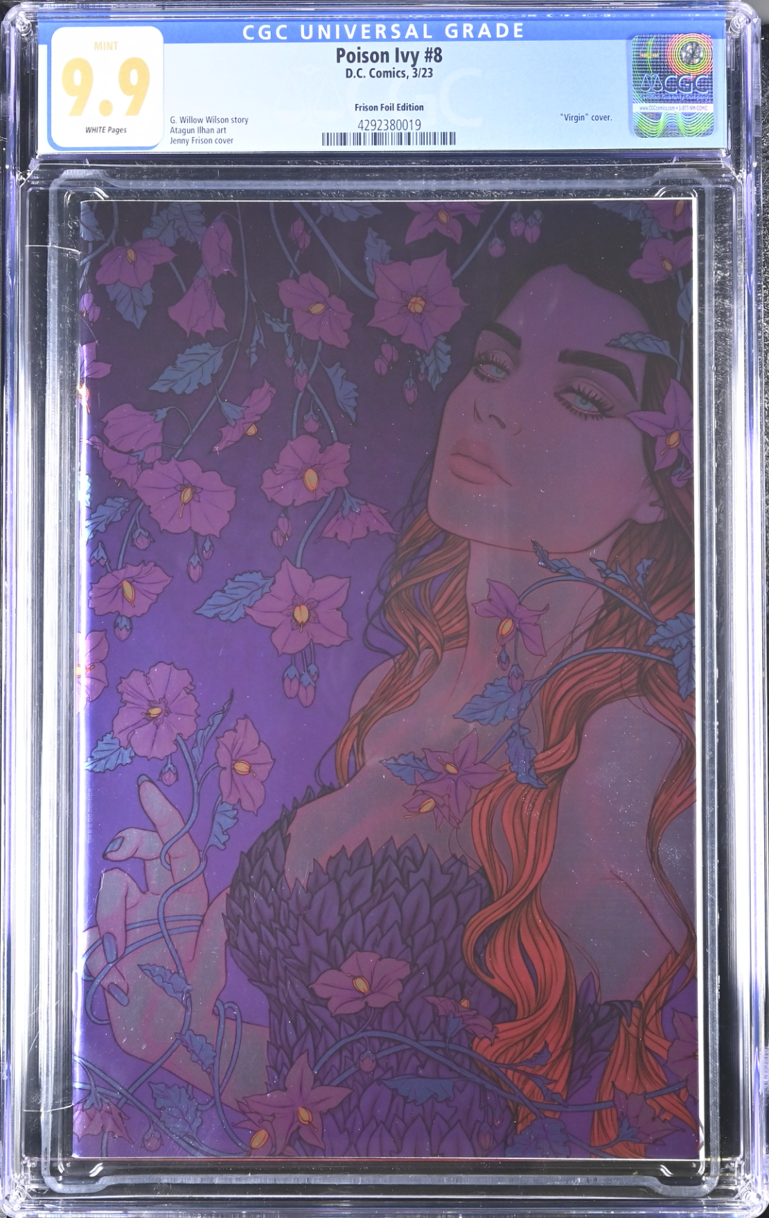 Poison Ivy #8 Frison 1:50 Virgin Foil Retailer Incentive Variant CGC 9.9
