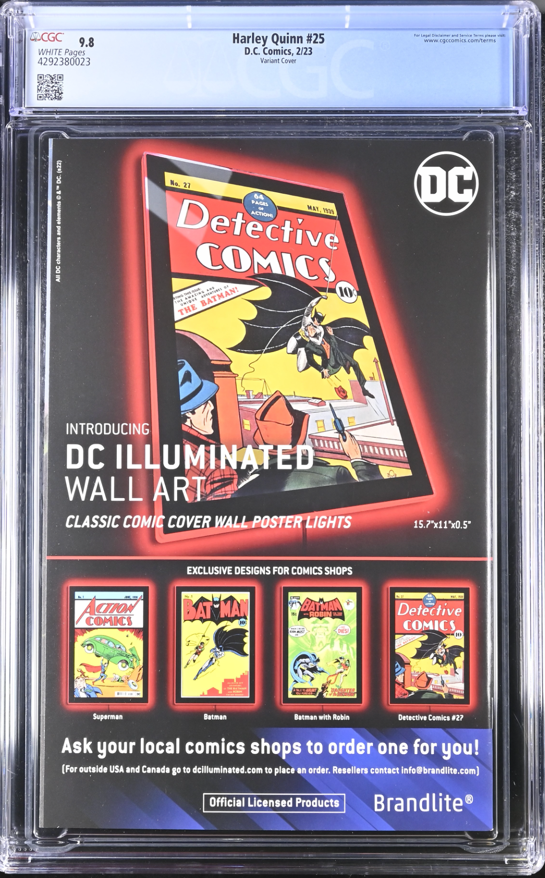 Harley Quinn #25 Mattina Variant CGC 9.8