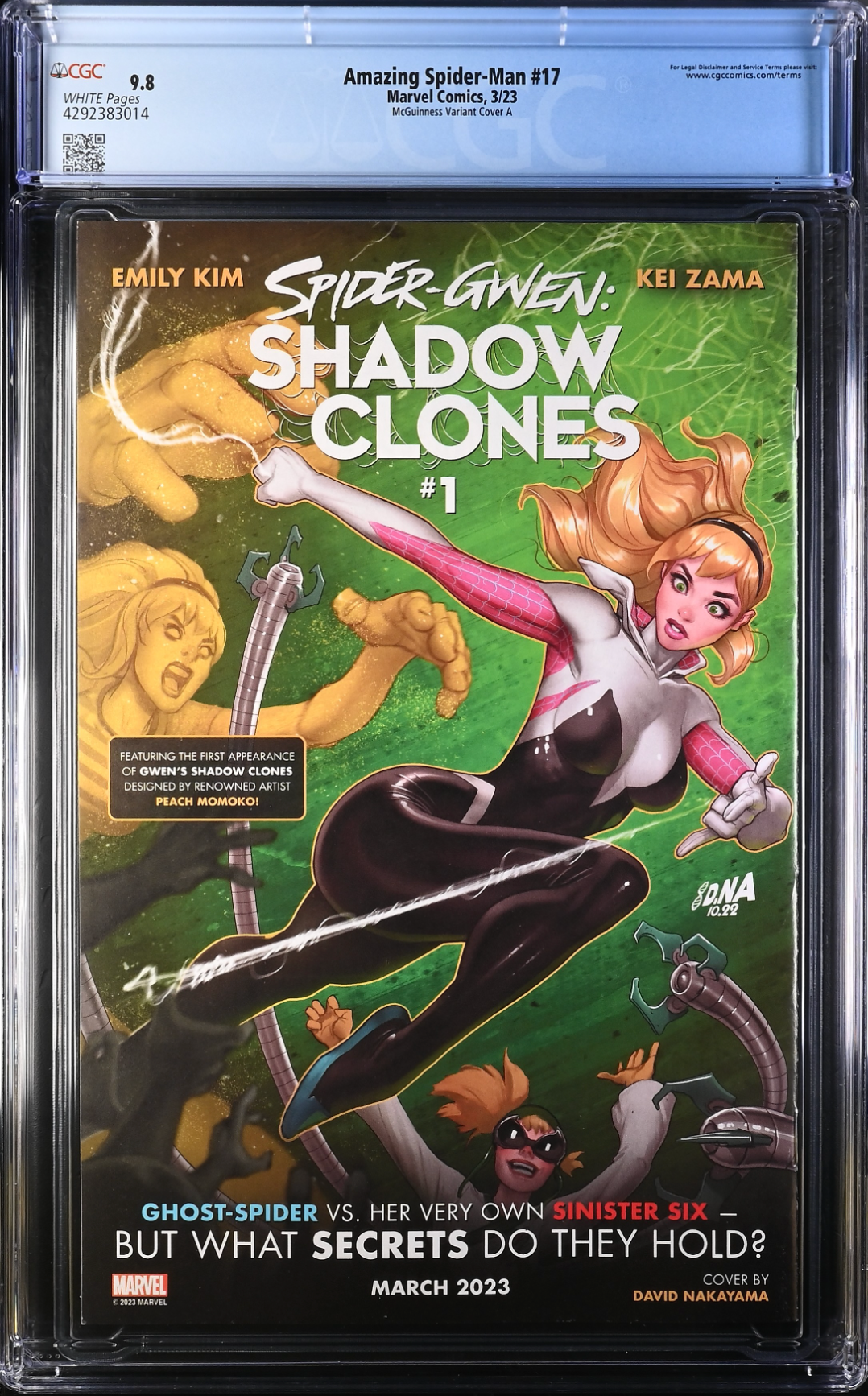 Amazing Spider-Man #17 McGuinness 1:25 Retailer Incentive Variant CGC 9.8