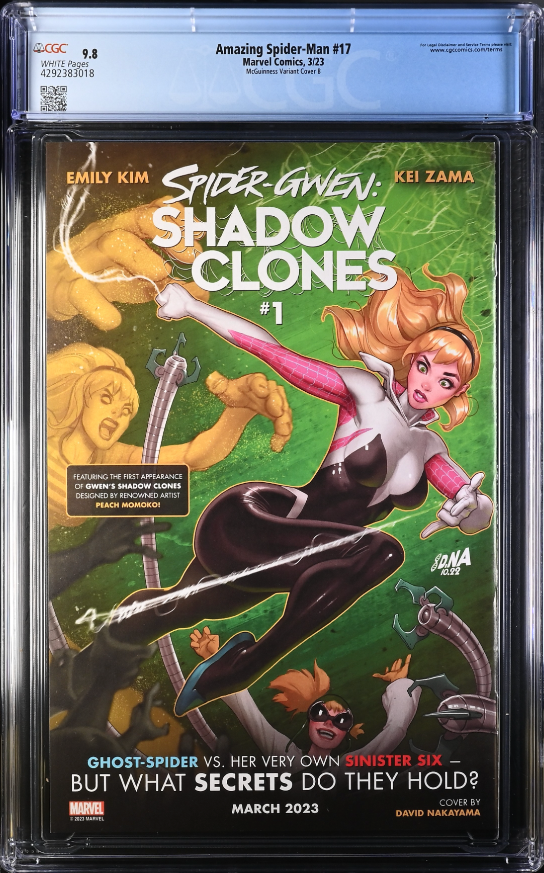 Amazing Spider-Man #17 McGuinness Design Variant CGC 9.8