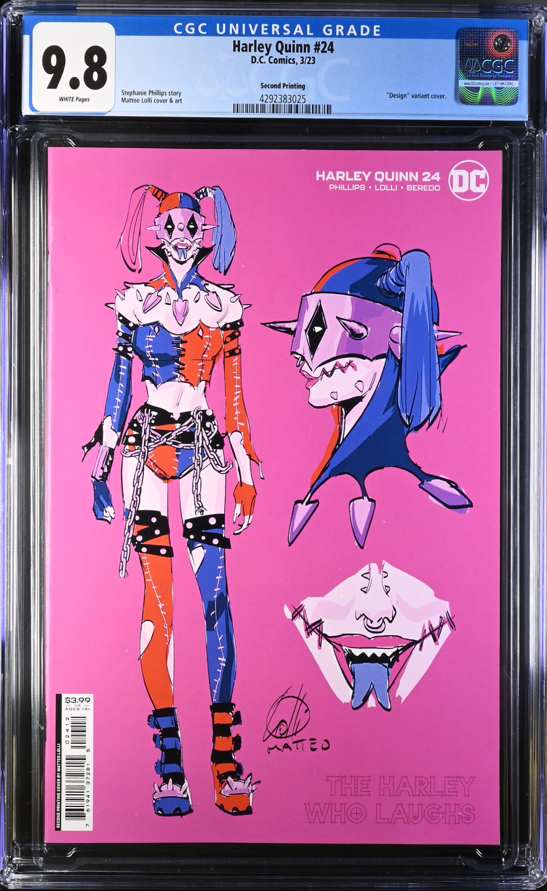 Harley Quinn #24 Second Printing CGC 9.8