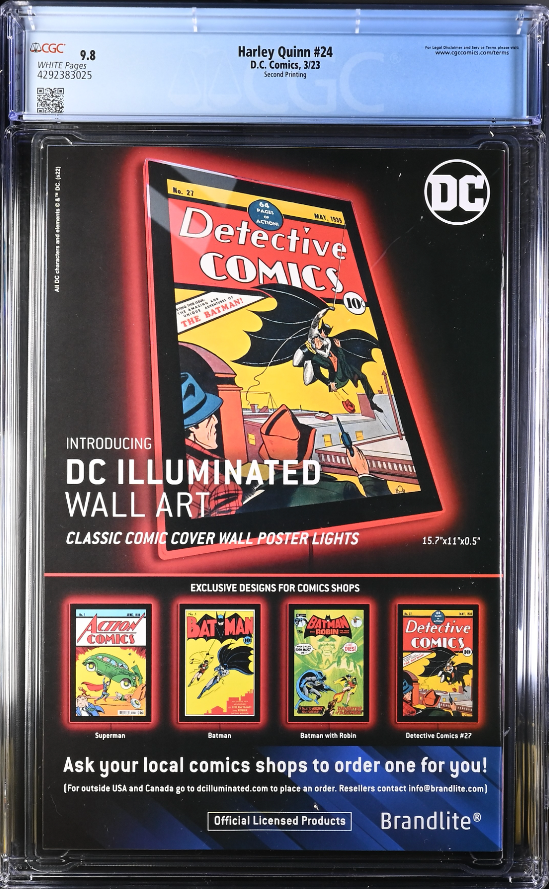 Harley Quinn #24 Second Printing CGC 9.8