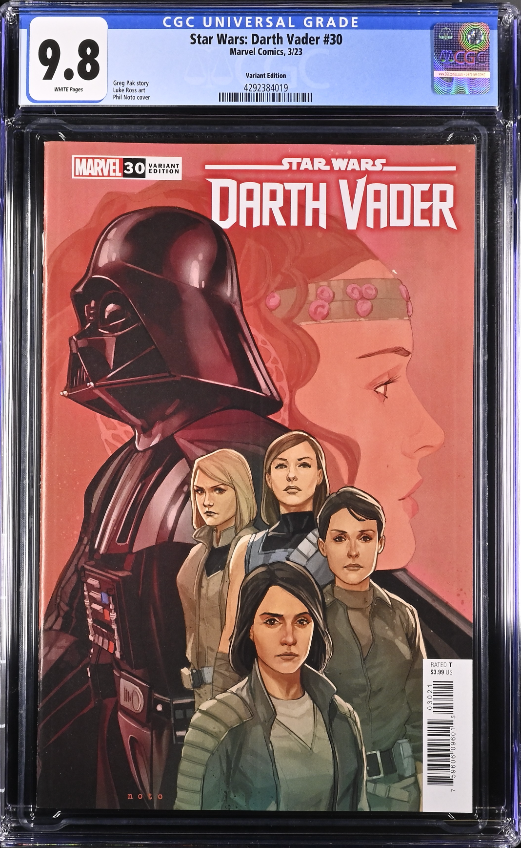 Star Wars: Darth Vader #30 Noto Variant CGC 9.8