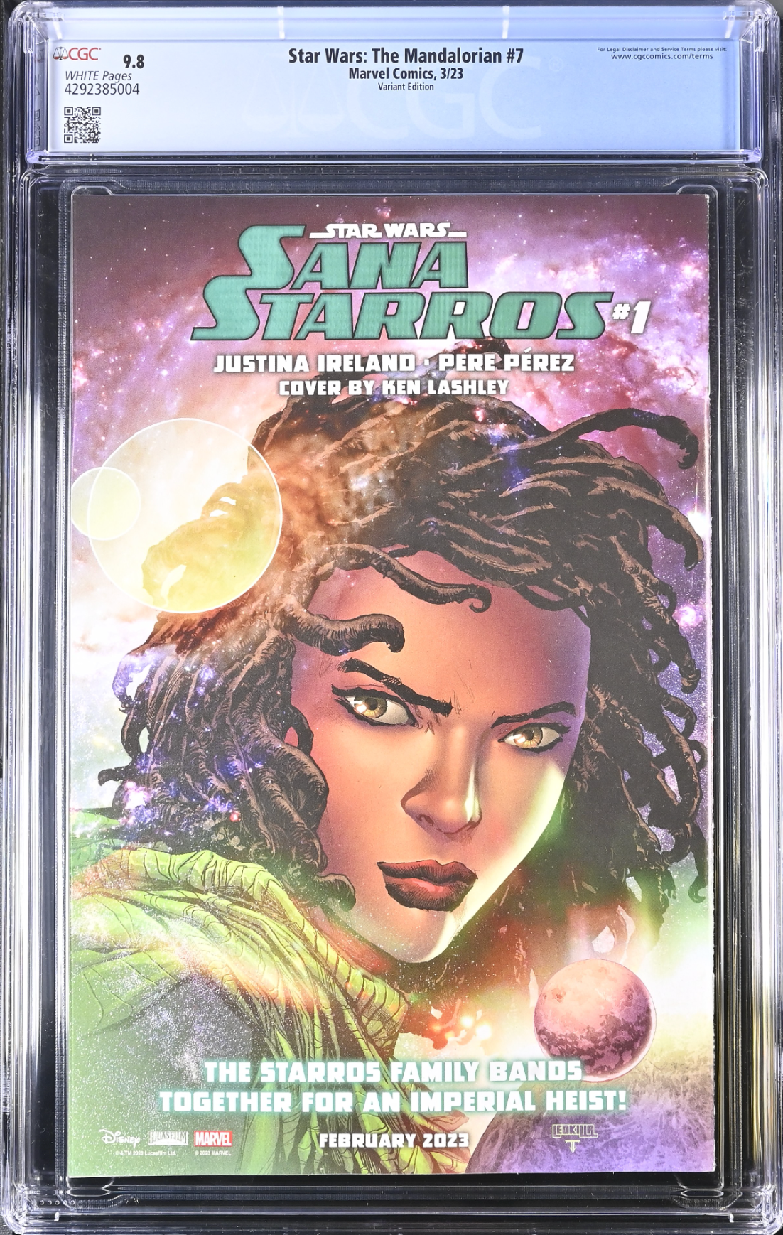 Star Wars: The Mandalorian #7 Concept Art Variant CGC 9.8