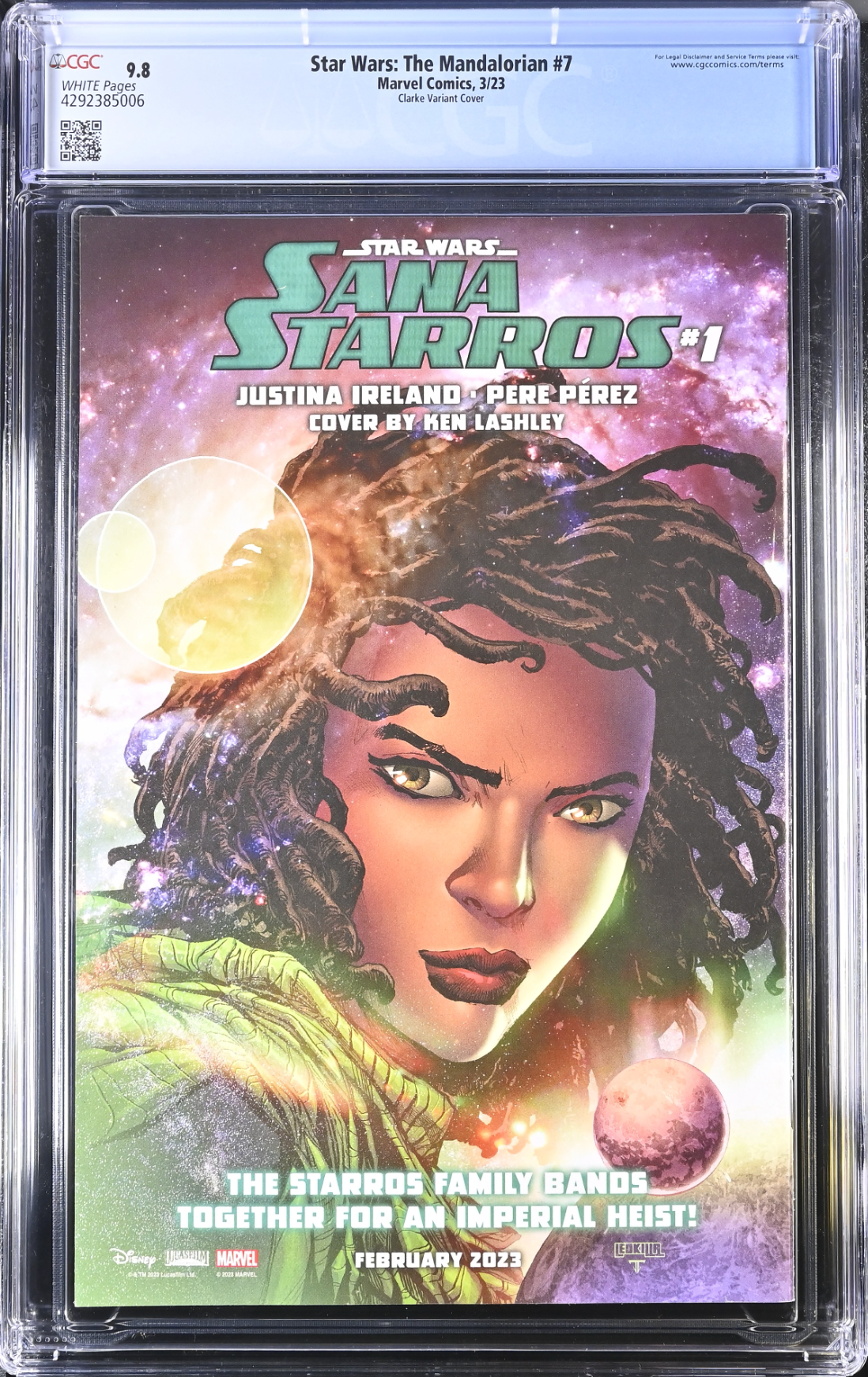 Star Wars: The Mandalorian #7 Clarke 1:50 Retailer Incentive Variant CGC 9.8