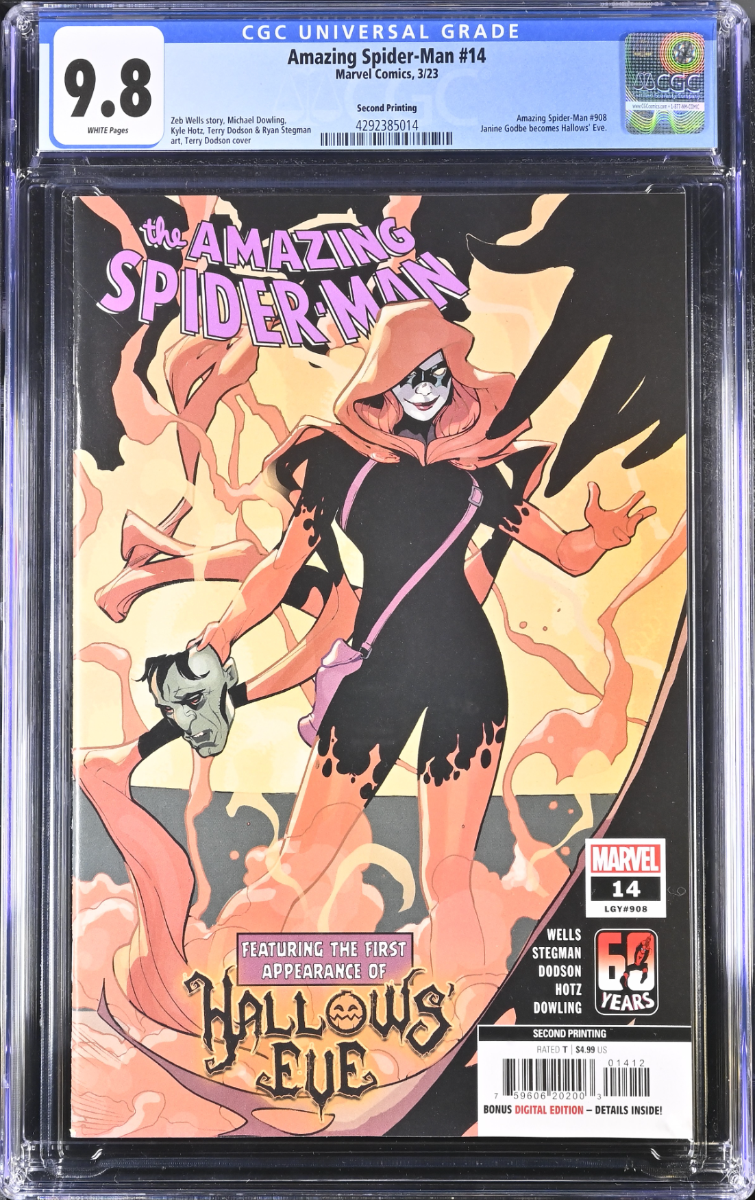 Amazing Spider-Man #14 Second Printing CGC 9.8