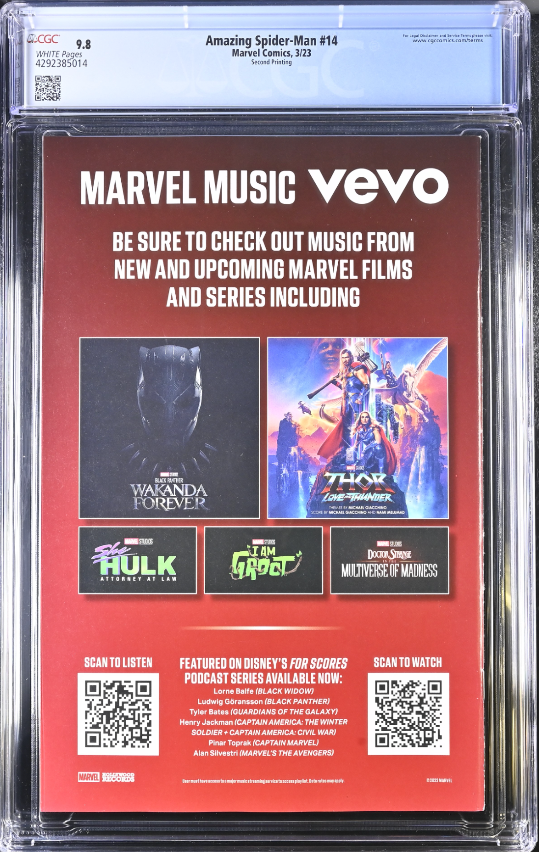 Amazing Spider-Man #14 Second Printing CGC 9.8