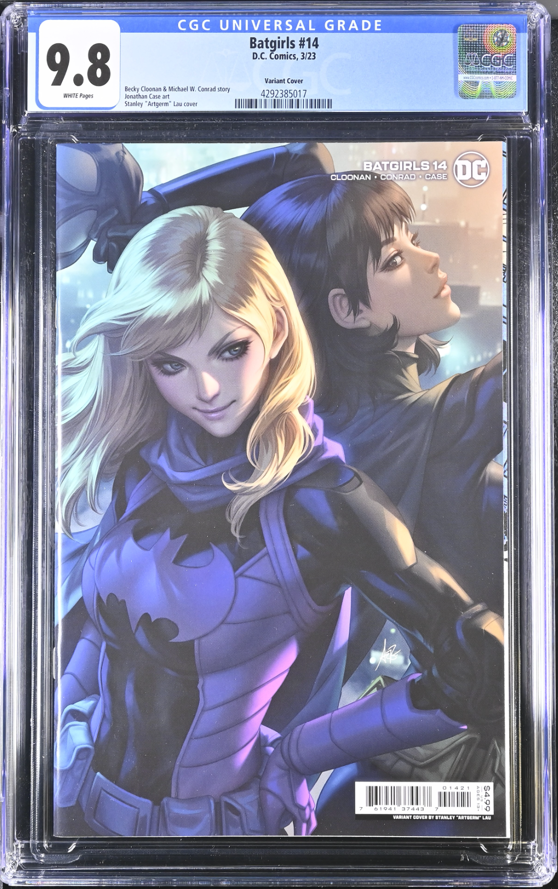 Batgirls #14 Artgerm Variant CGC 9.8