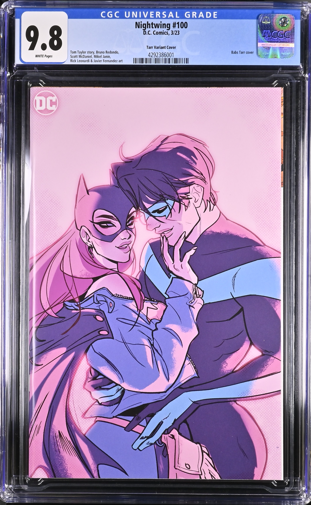 Nightwing #100 Tarr 1:25 Retailer Incentive Variant CGC 9.8