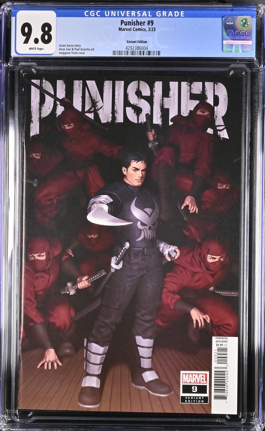 Punisher #9 Yoon Variant CGC 9.8