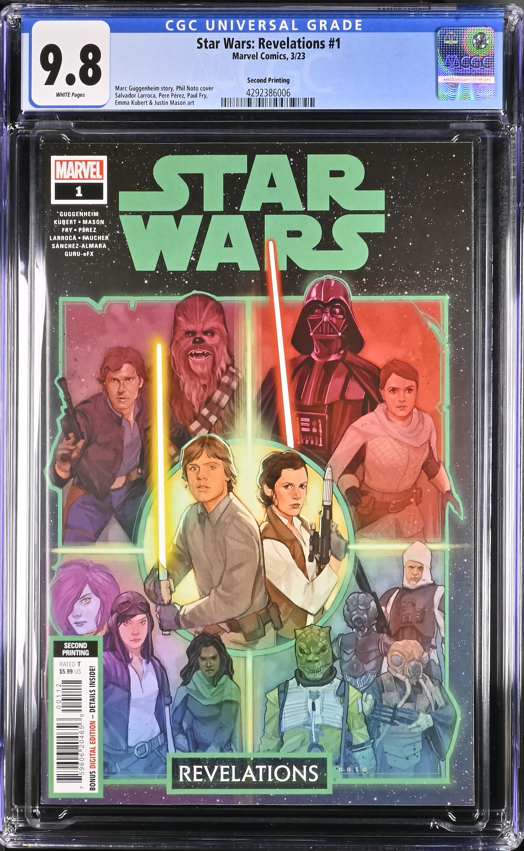 Star Wars: Revelations #1 Second Printing CGC 9.8