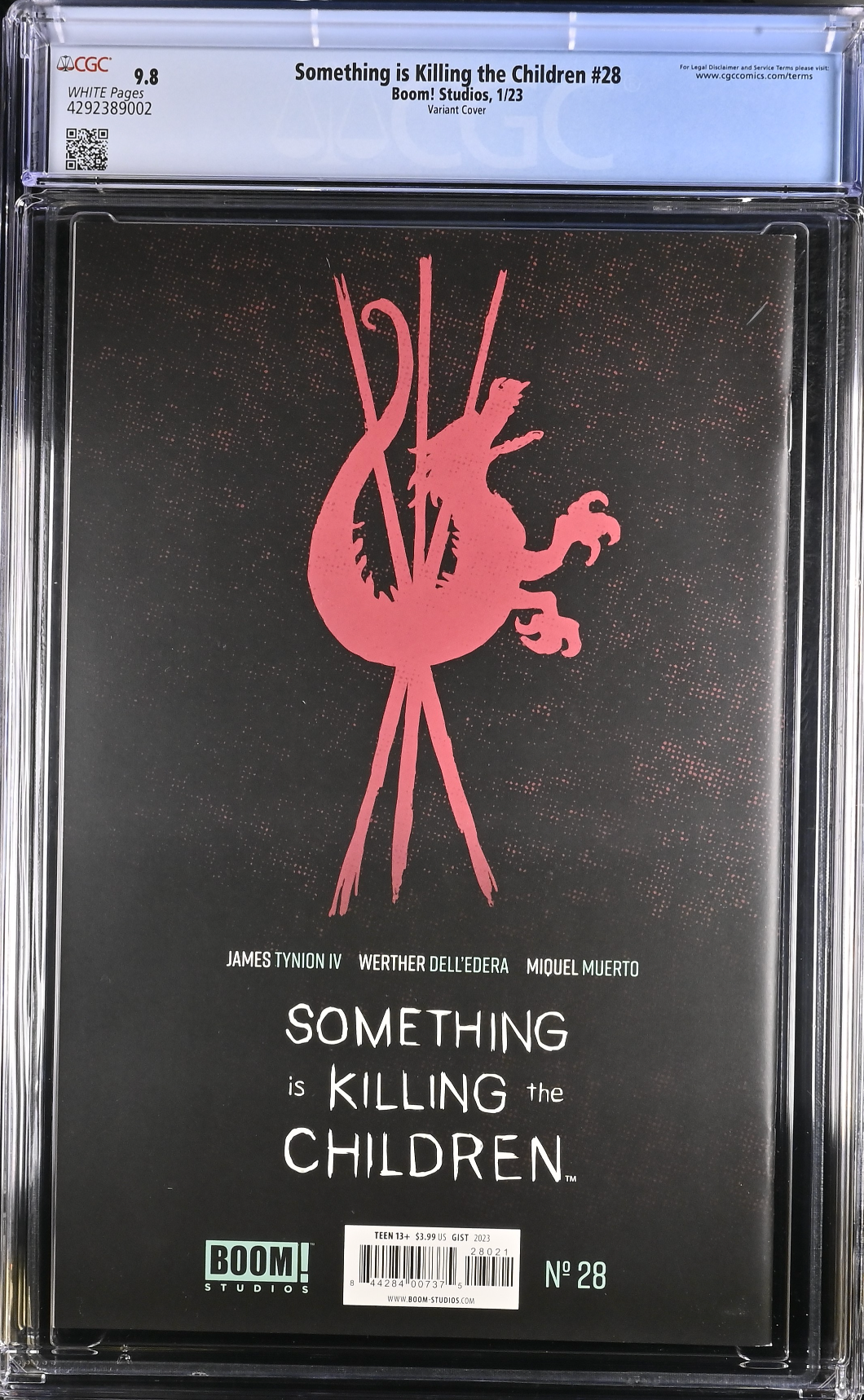Something is Killing the Children #28 Gist Variant CGC 9.8
