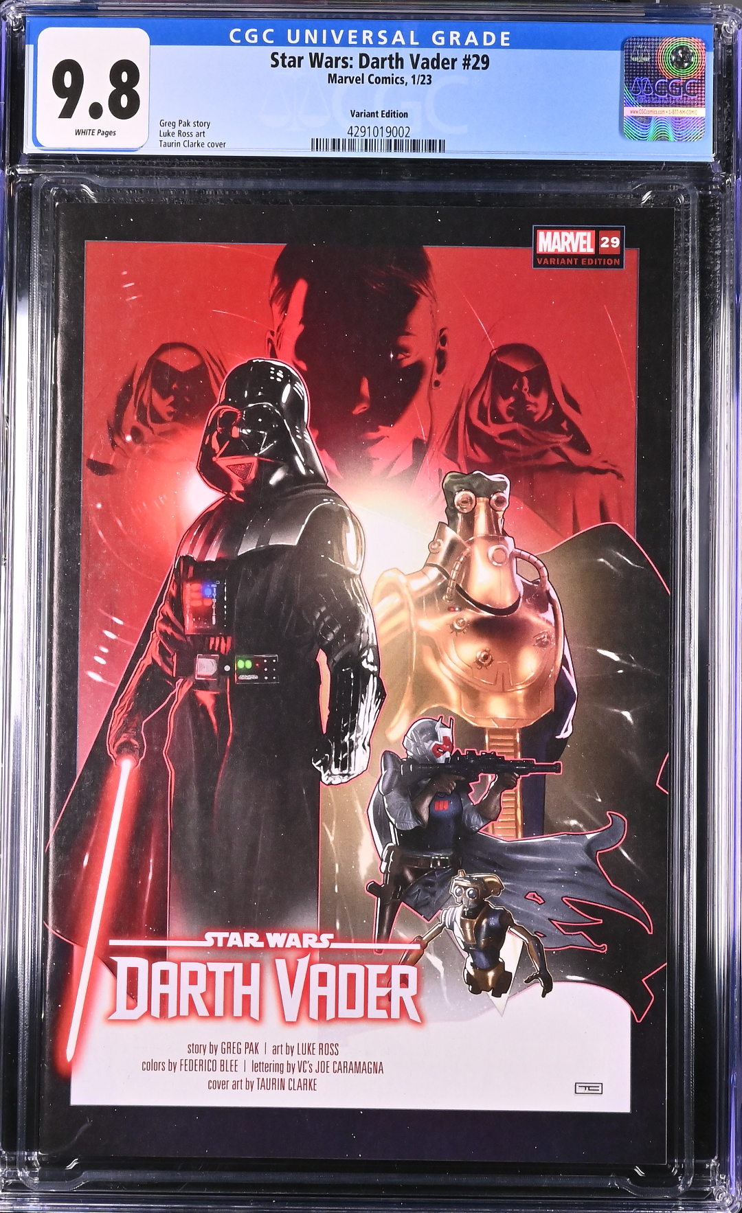 Star Wars: Darth Vader #29 Clarke Variant CGC 9.8