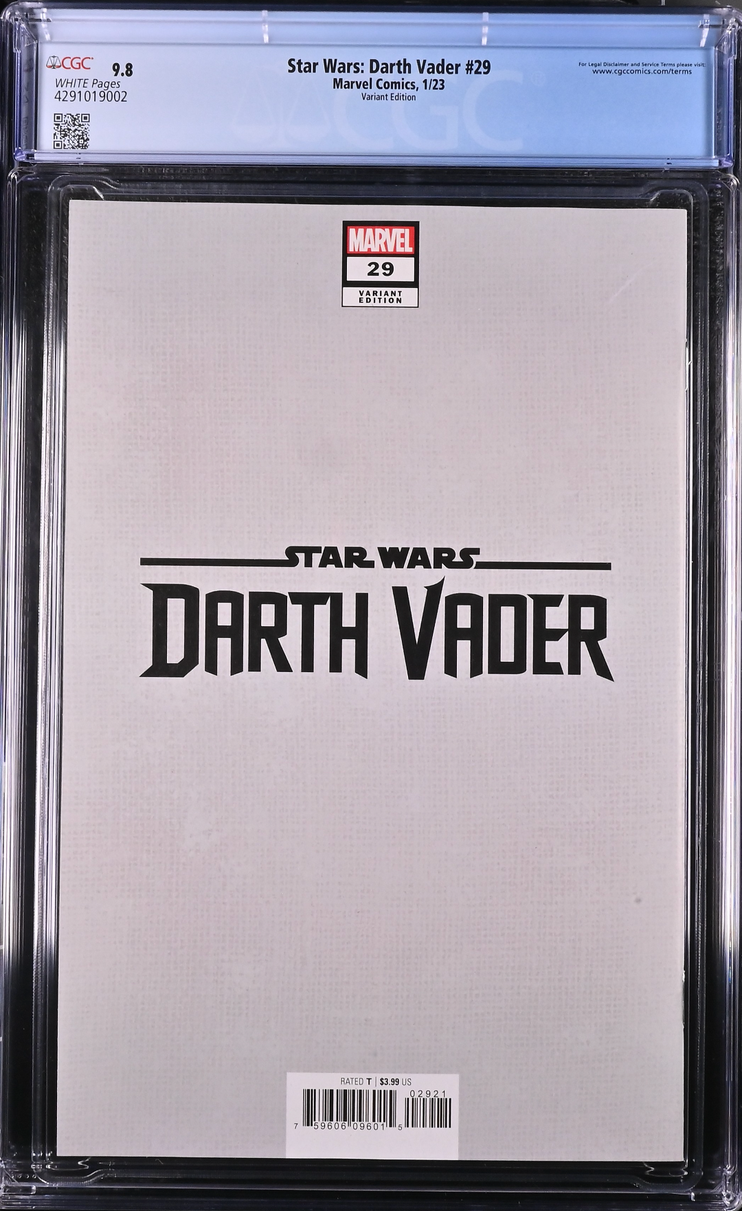 Star Wars: Darth Vader #29 Clarke Variant CGC 9.8