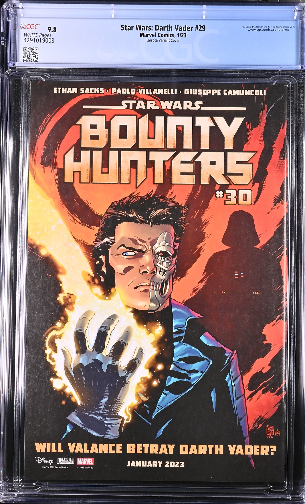 Star Wars: Darth Vader #29 Larroca Variant CGC 9.8