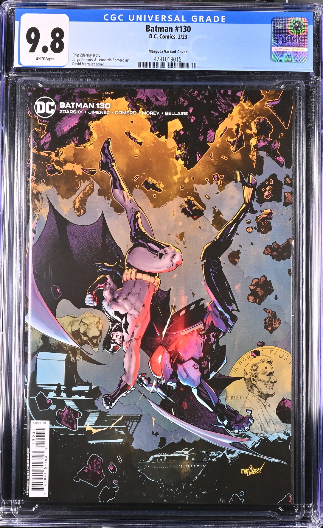 Batman #130 Marquez 1:25 Retailer Incentive Variant CGC 9.8