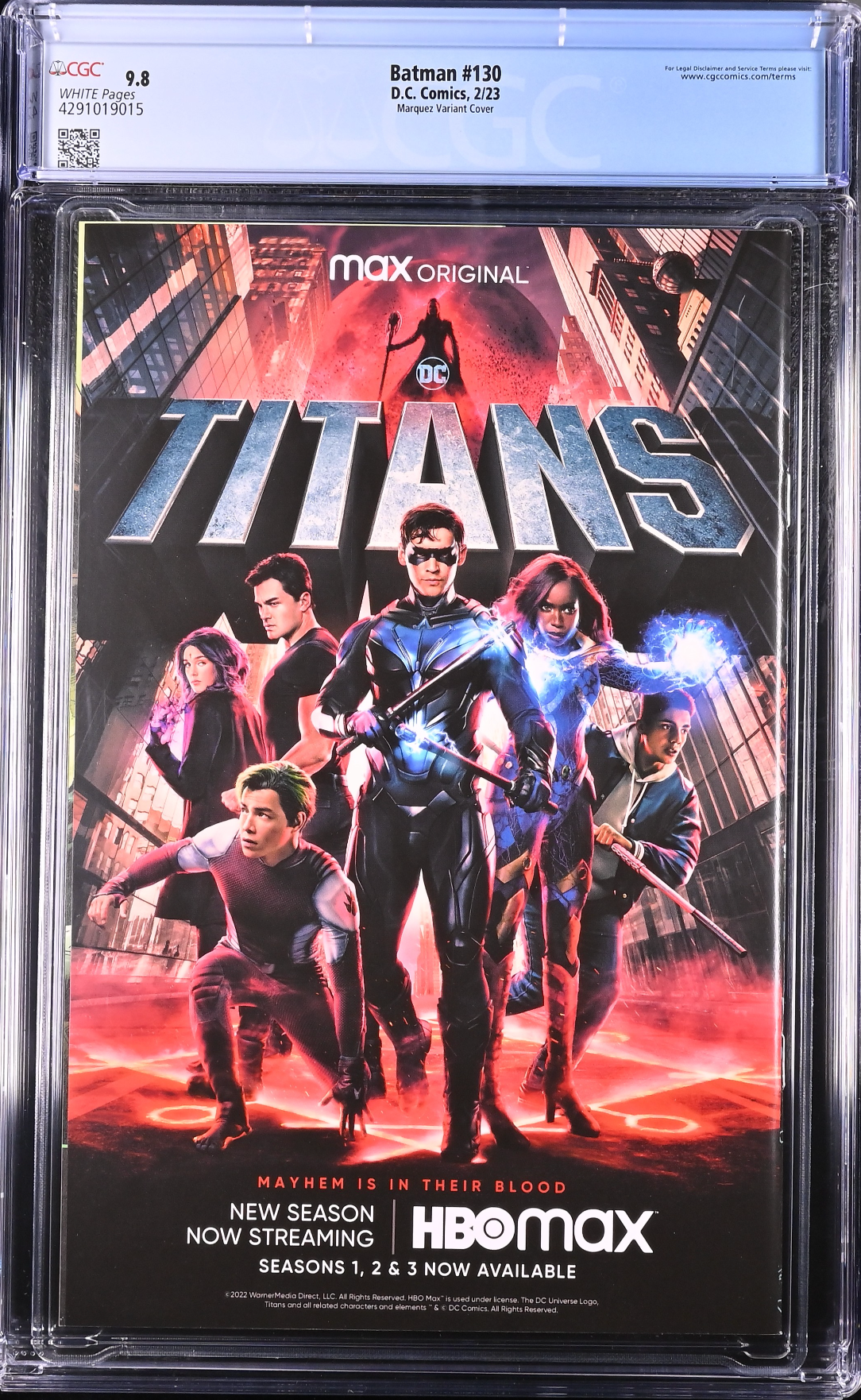 Batman #130 Marquez 1:25 Retailer Incentive Variant CGC 9.8