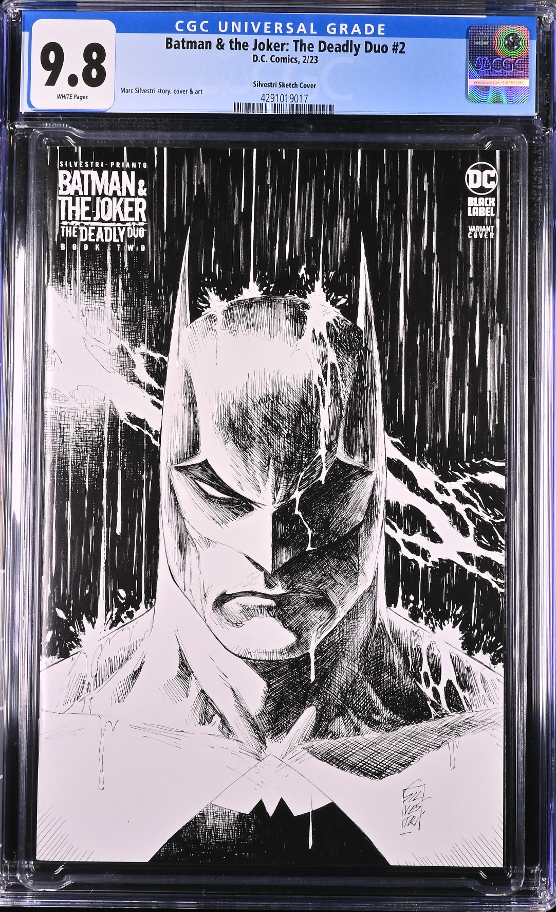 Batman & The Joker: The Deadly Duo #2 Silvestri 1:50 Retailer Incentive Variant CGC 9.8