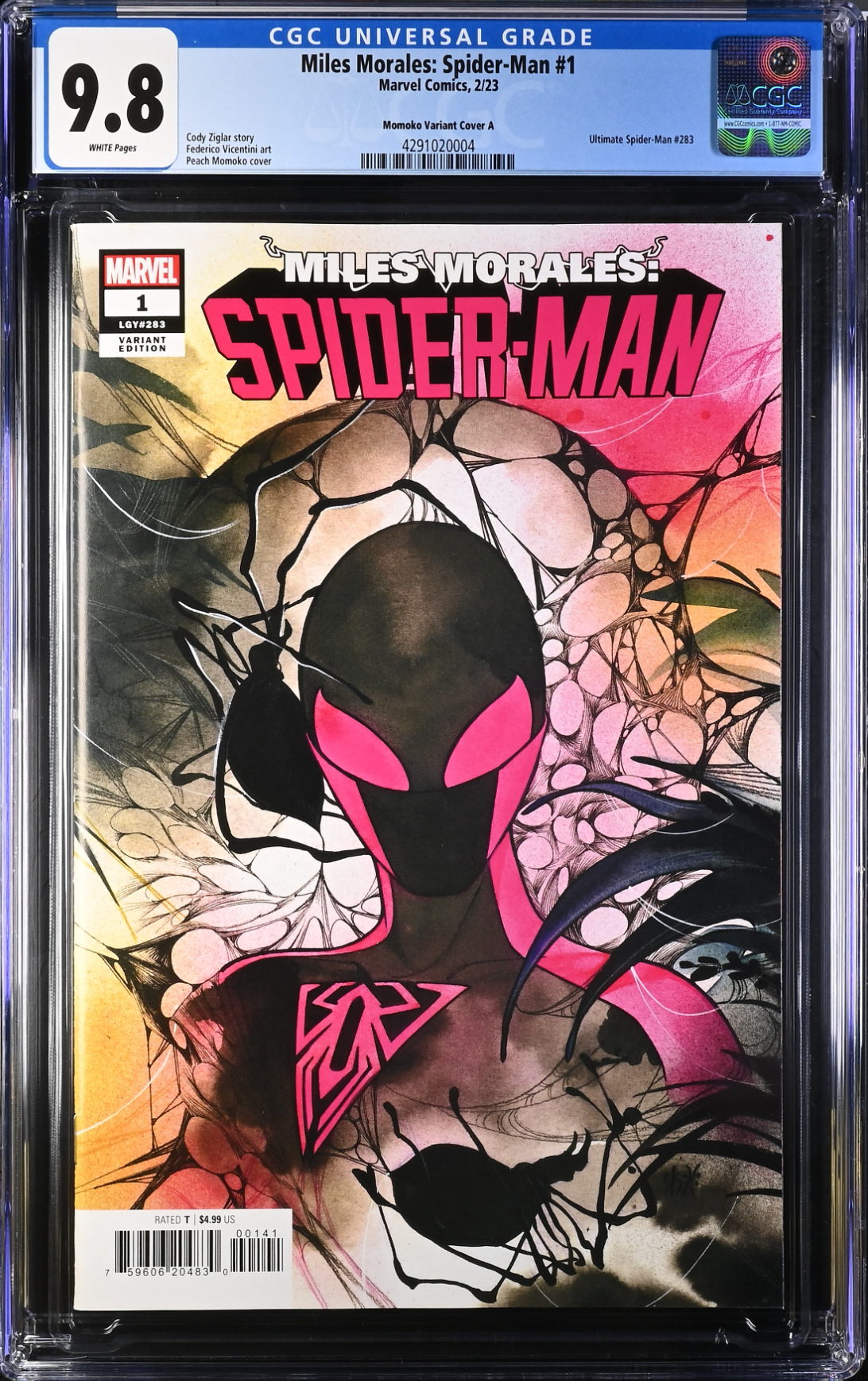 Miles Morales: Spider-Man #1 Momoko Variant CGC 9.8