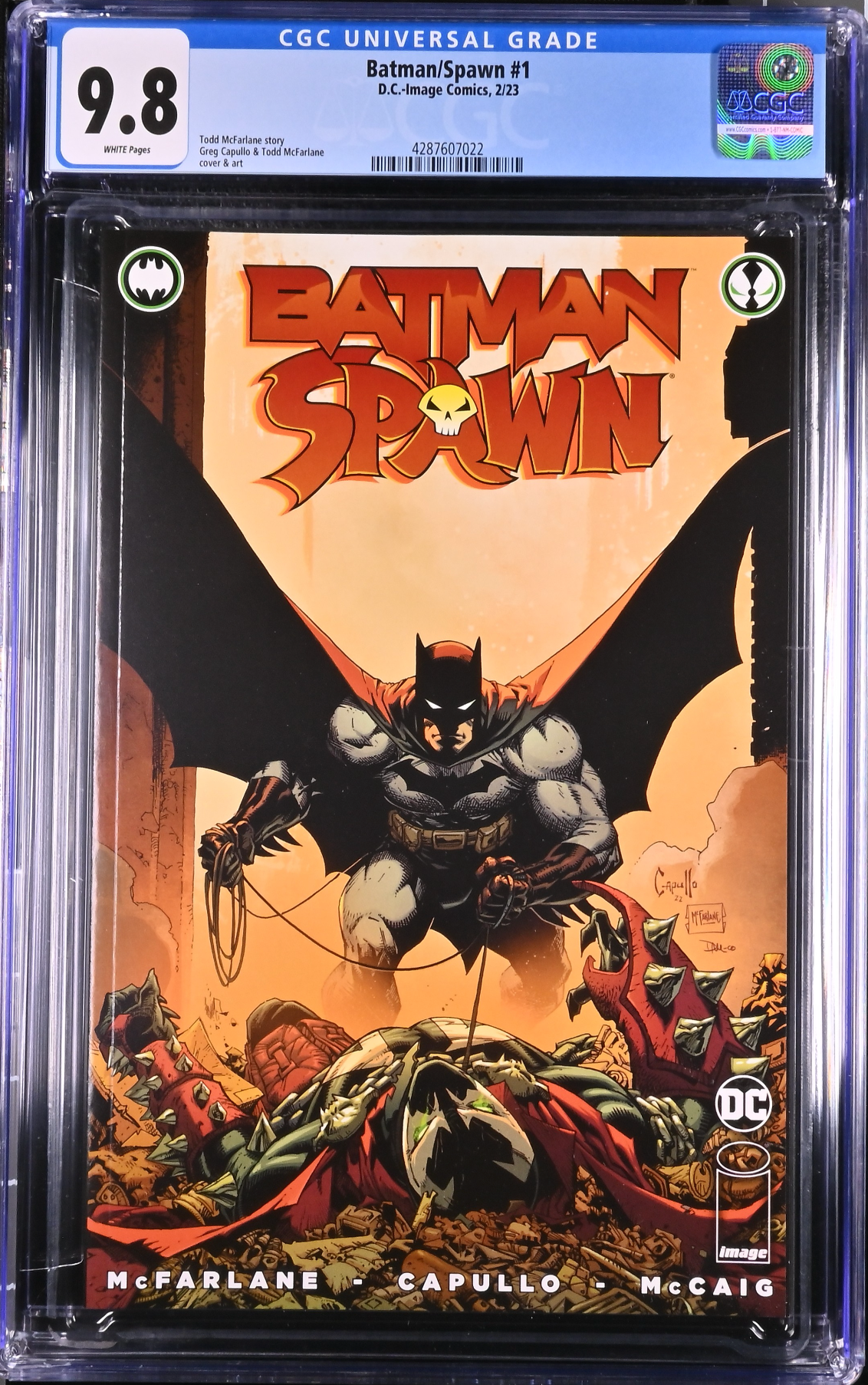 Batman Spawn #1 Cover A - Capullo & McFarlane "Batman" CGC 9.8