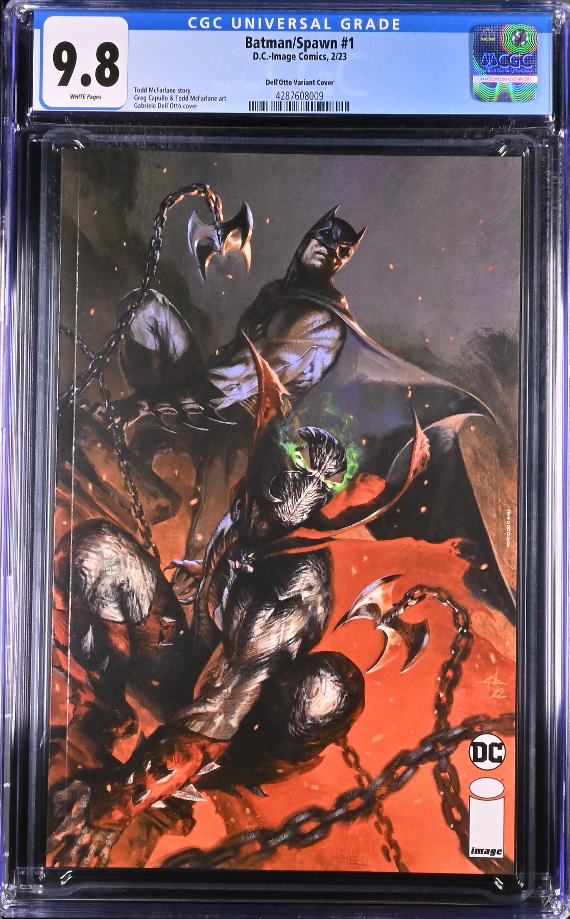 Batman Spawn #1 Cover C - Dell'Otto CGC 9.8