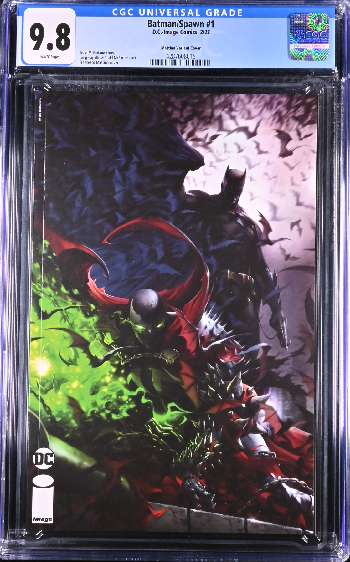 Batman Spawn #1 Cover E - Mattina CGC 9.8