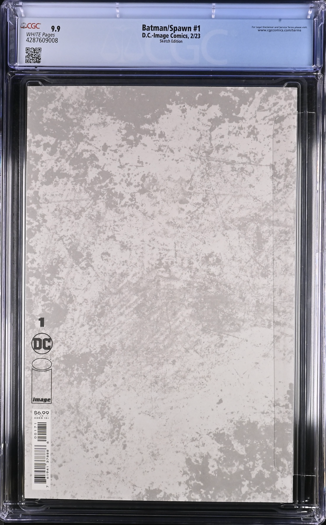 Batman Spawn #1 Cover I - Blank CGC 9.9