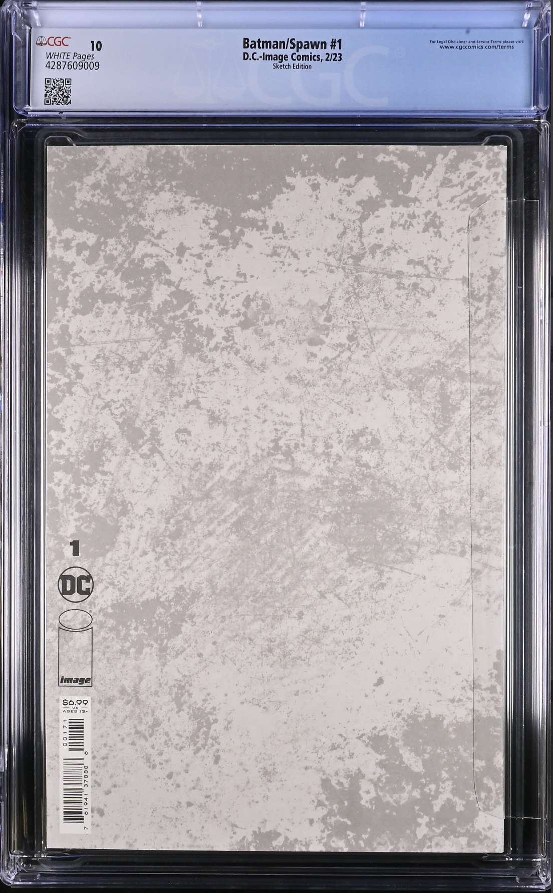 Batman Spawn #1 Cover I - Blank CGC 10.0