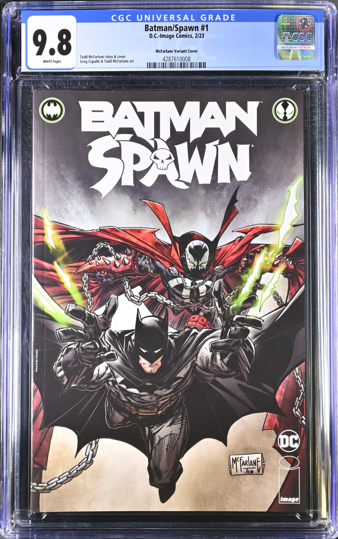 Batman Spawn #1 Cover T- McFarlane CGC 9.8
