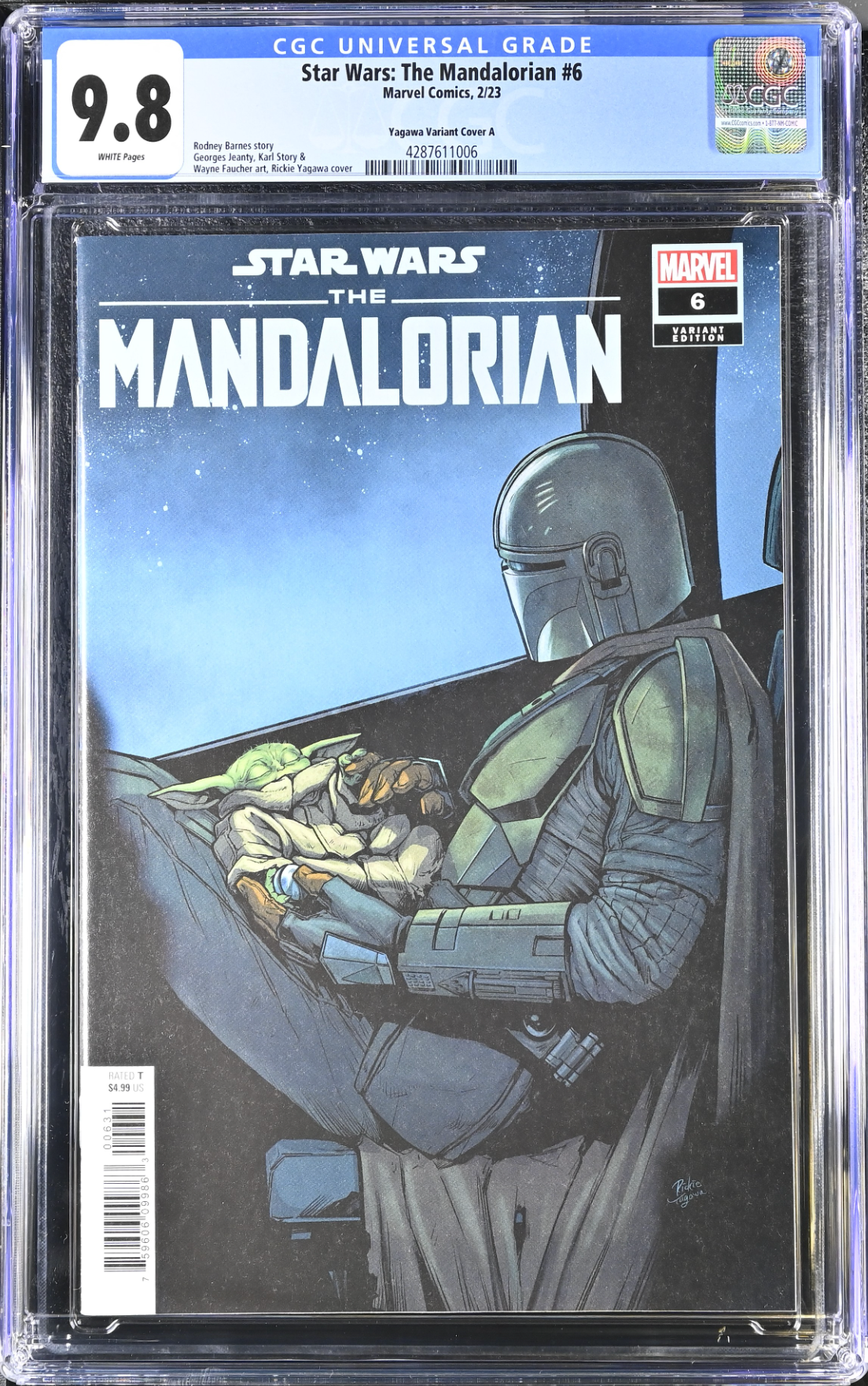 Star Wars: The Mandalorian #6 Yagawa 1:25 Retailer Incentive Variant CGC 9.8